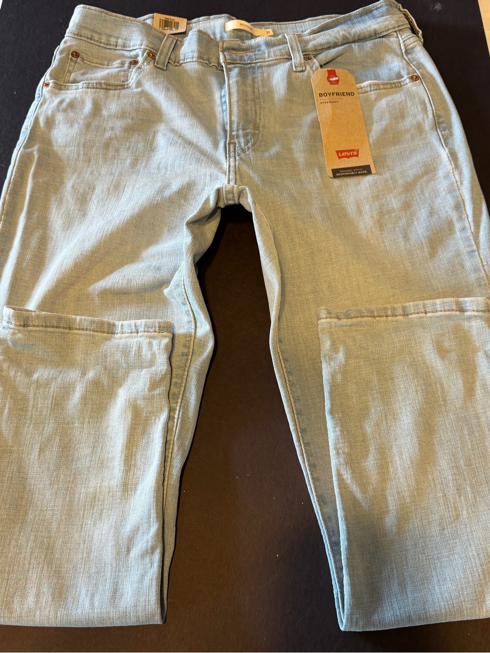 Levi's Light Blue Boyfriend Jeans with Tag